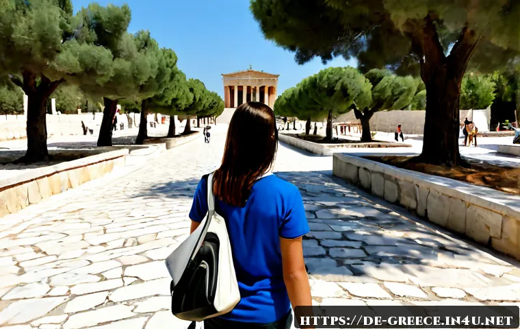 Home 17 그리스에서 유학하기 좋은 대학 - Photorealistic wide-angle scene of a modern university campus in Athens, Greece, German exchange stu...
